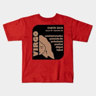 Zodiac Virgo Kids T-Shirt